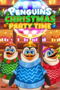 Penguins Christmas Party Time